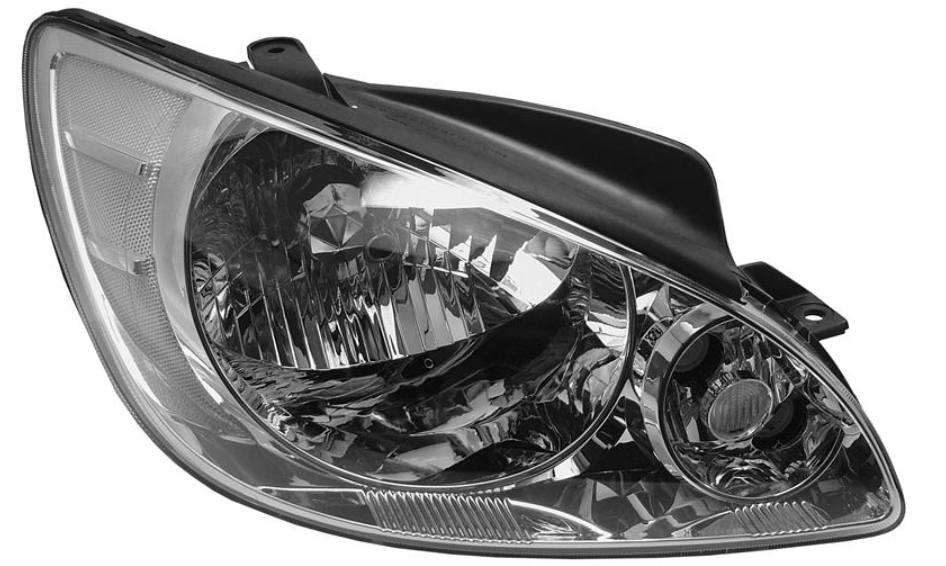 Фара пров. H4, по авт. регул.с моторчиком [DEPO] 8/05-