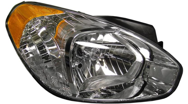 Фара правая H4 с показателем повор., мех.рег. 06- [DEPO]