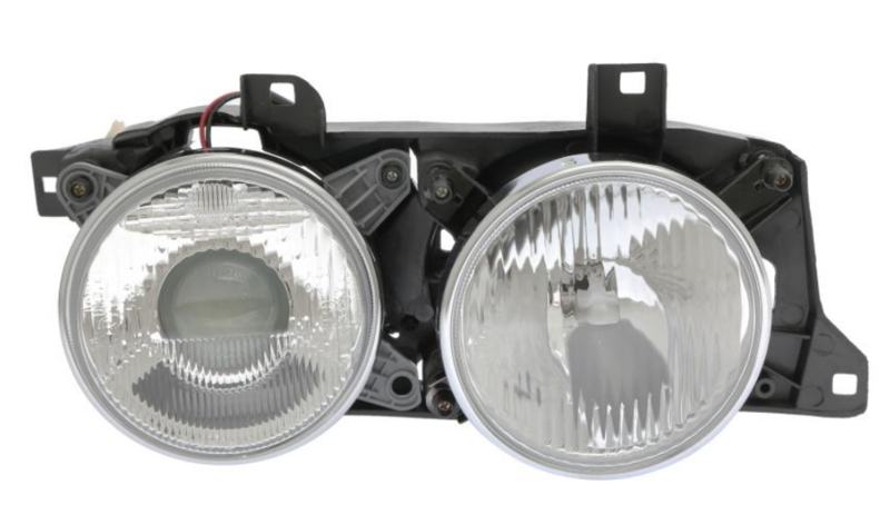 Фара прав. H1/H1, ручн./автомат. регул., в сборе  [DEPO]