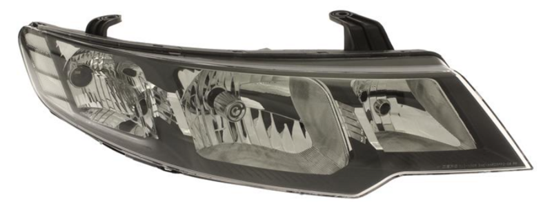 KA CER 10- Фара левая H7/H1 автом.рег. [DEPO]