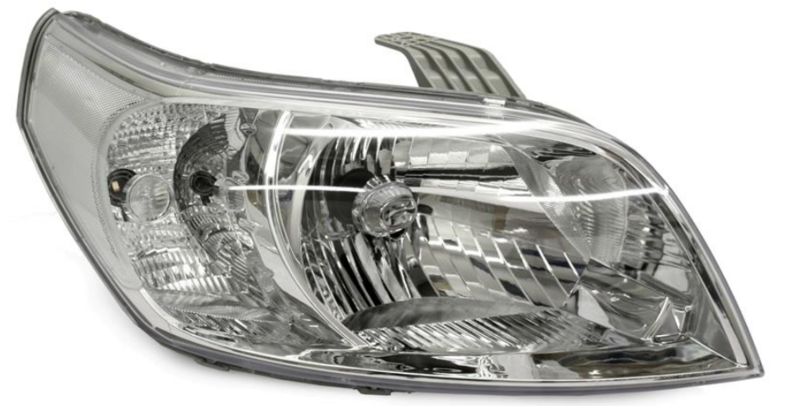 Фара права  H4 + Показникпов.,елек.регул. + корректор H/B 08 [DEPO]