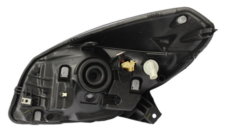 Фара права H4, черна рамка, мех./елек., STEPсAY [DEPO] 551-1170R-LDEM2 - зображення 2