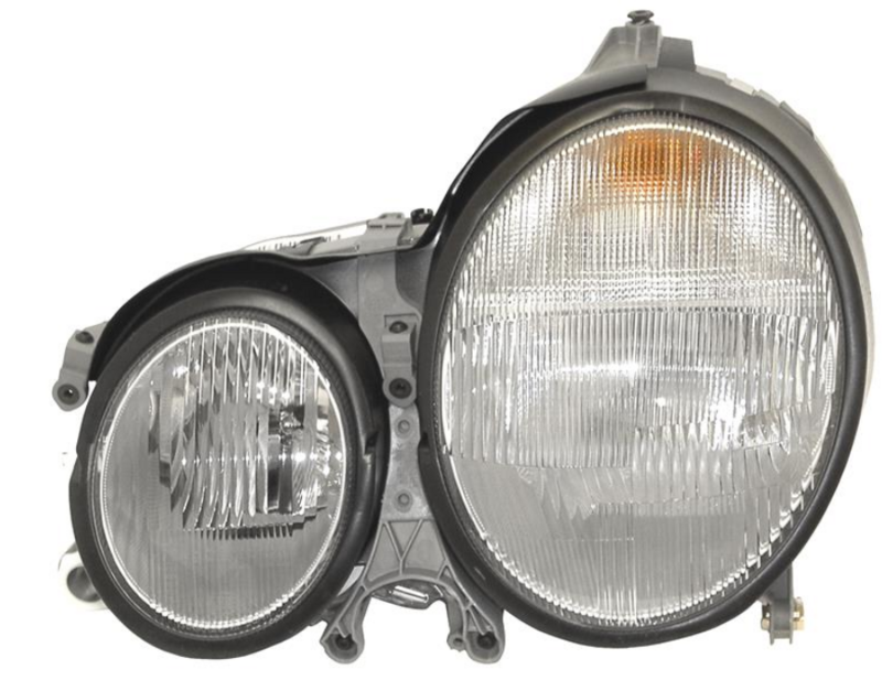 Фара лев. H7/H7, с показателем поворота, 8/99- [DEPO]