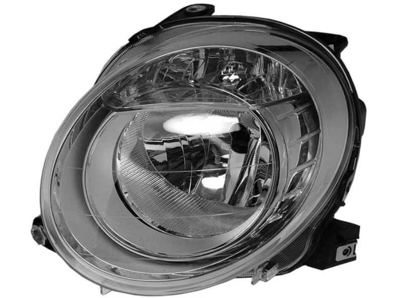 Фара ліва H7 елек. рег.с моторчиком  [DEPO]