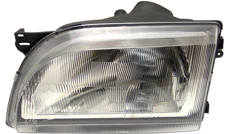 Фара лів. H4, автомат. регул., пласт. 10/94- [DEPO]