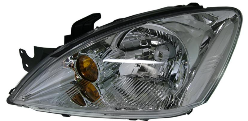 Фара левая H4 с показателем повор., мех.рег. [DEPO]