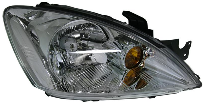 Фара правая H4 с показателем повор., элек. рег., [DEPO]