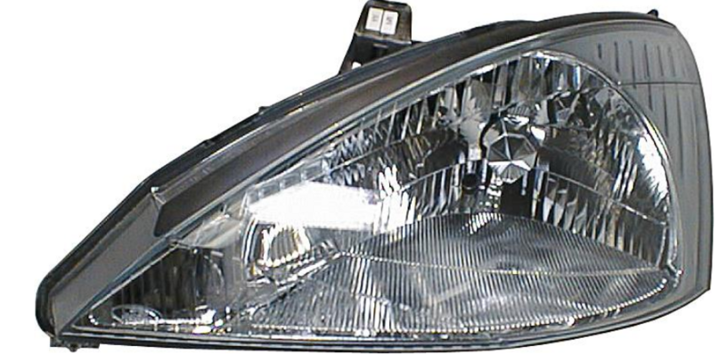 Фара лів. H4, автомат. регул. -11/01 [DEPO]