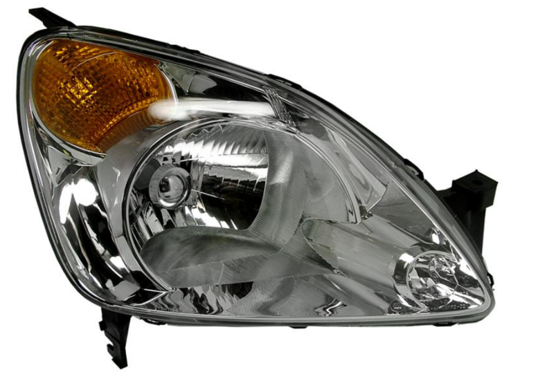 Фара права  H4 с жовтим показником повор., елек. рег., -04 [DEPO]