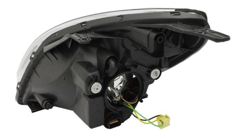 Фара права H4 автом. рег, с мотором [DEPO] 221-1151RMLD-EM - зображення 2