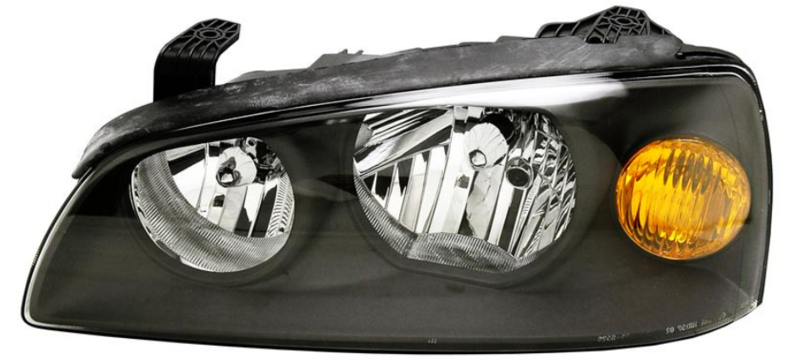 Фара лев. H7/H1 по авт.регул. 04- [DEPO]