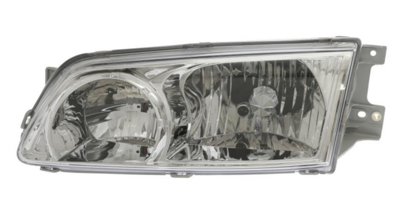 Фара левая H7/H1, прозрачная мех/елек.рег. [DEPO]