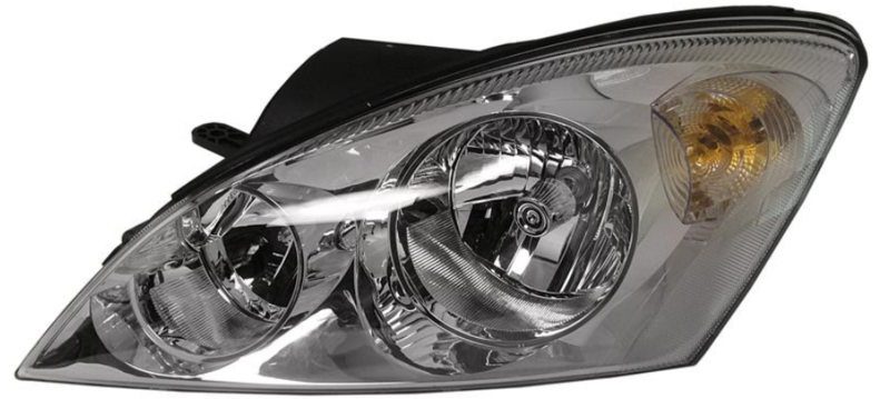 Фара левая H7/H1, автом. рег. -12/09 [DEPO]