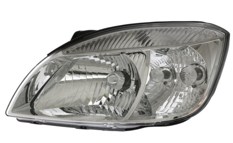 Фара лев.H4 с белым поворотн.елек. [DEPO]