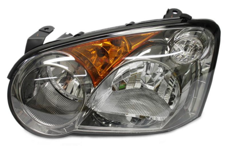 Фара ліва  H1/HB3 с показником повор., черна рамка, елек. рег., 03-05 [DEPO]