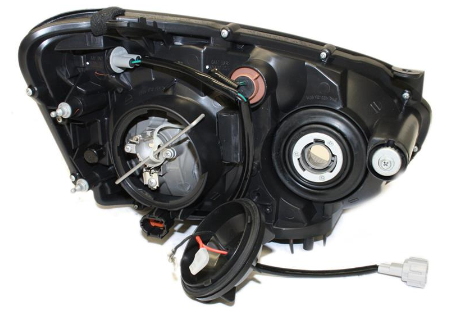 Фара ліва  H1/HB3 с показником повор., черна рамка, елек. рег., 03-05 [DEPO] 220-1111L-LDEM7 - зображення 2