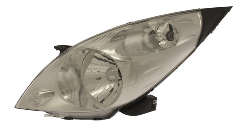 Фара ліва H4 с Показник поворота, автом. рег., с мотором [DEPO]