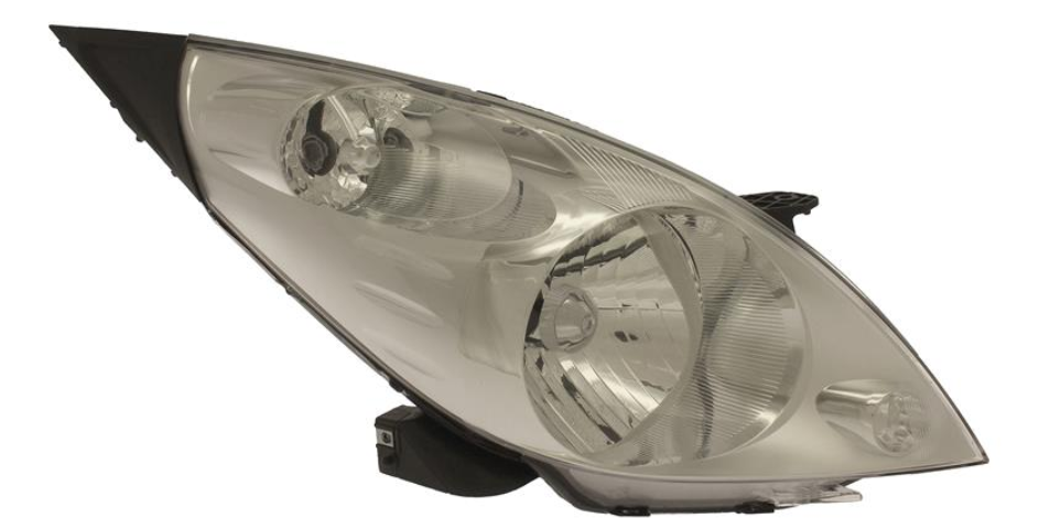 Фара права H4 с Показник поворота, автом. рег., с мотором [DEPO]