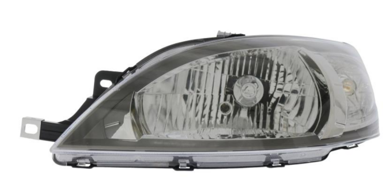 Фара ліва  H4, елек. рег., + моторч., черна рамка, 5-дв. [DEPO] 06-