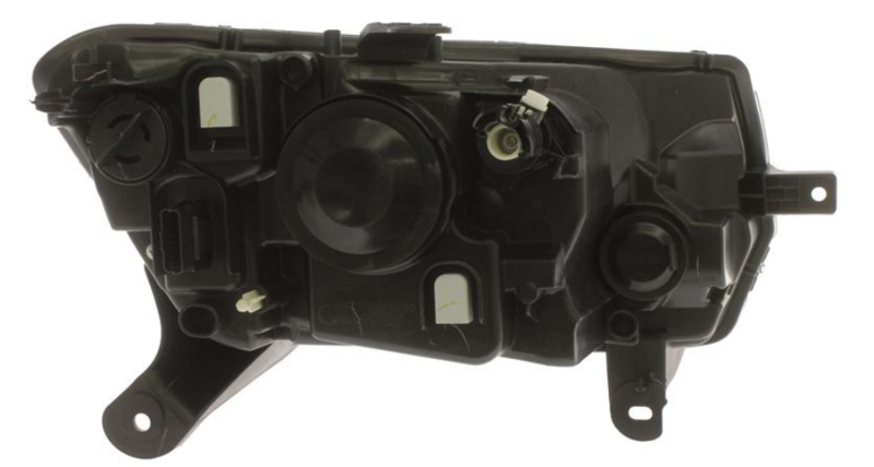 DACIA LOGAN II 12- Фара перед.лів. H4, черн.відбівач, механ. 551-1198L-LD-E2 - зображення 2