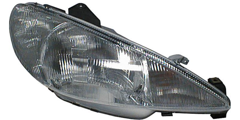 Фара пров. H4, автомат. регул. [DEPO]