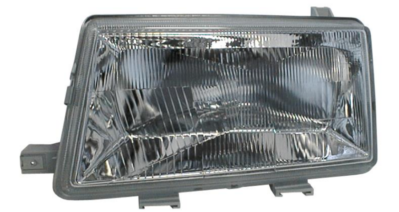 Фара лів. H4, ручн. регул. 9/86- [DEPO]