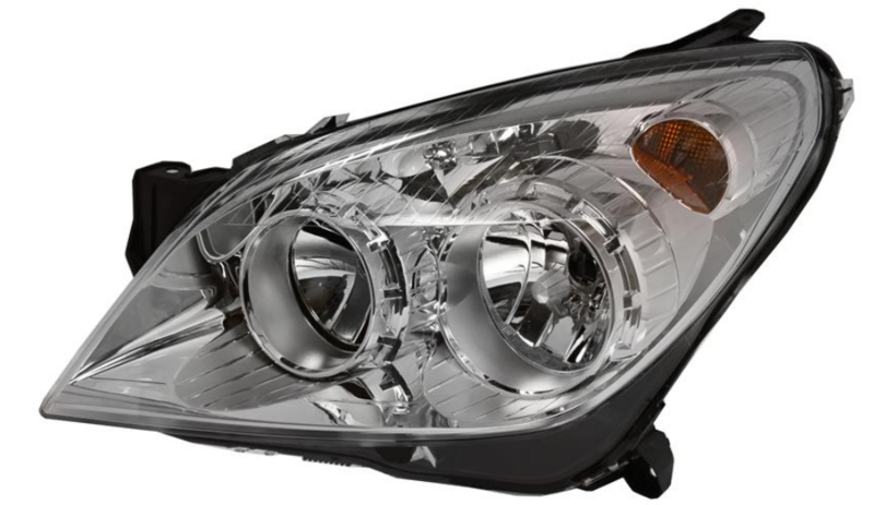 Фара ліва  H7/H1 с показником повор., хром. рамка, елек. рег., с моторч. 4/07- [DEPO]