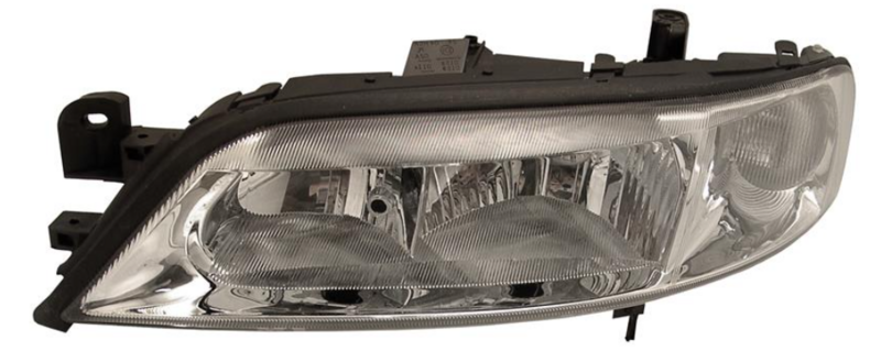 Фара лів. H7/H7, автом. регул. (Valeo type) 3/99- [DEPO]