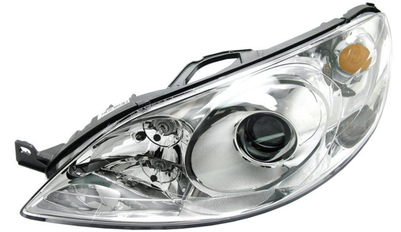 Фара лев. H7/H1 с поворотником, по авт. регул. [DEPO]