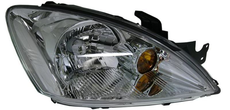 Фара права  H4 с показником повор., мех.рег. [DEPO]