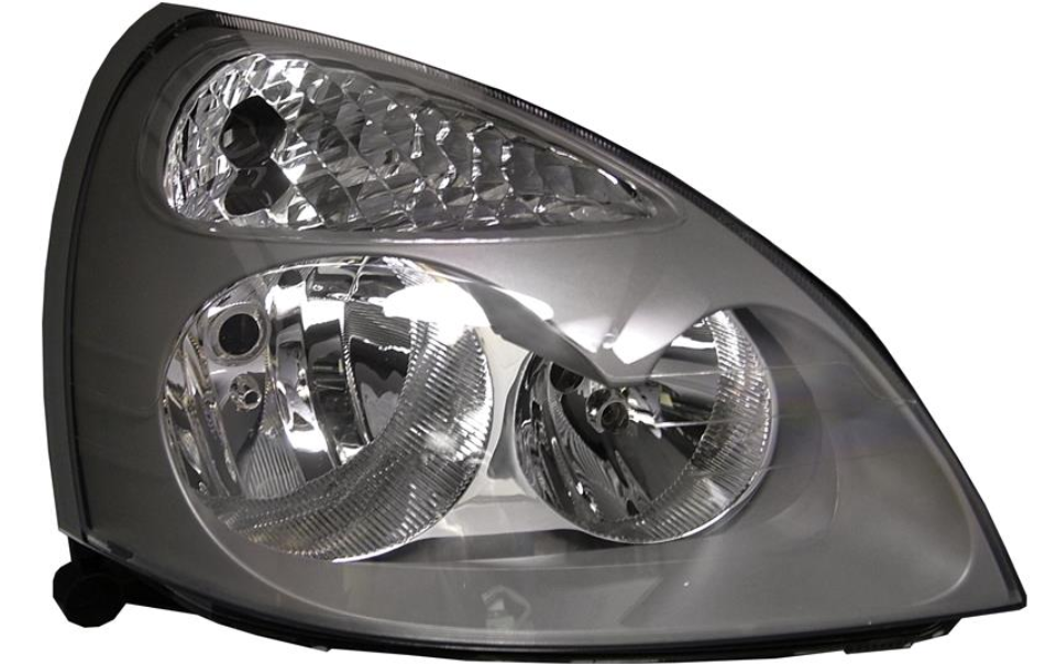 Фара пров. H7/H1 с повторителем, по авт. регул (серая рамка) 01- [DEPO]
