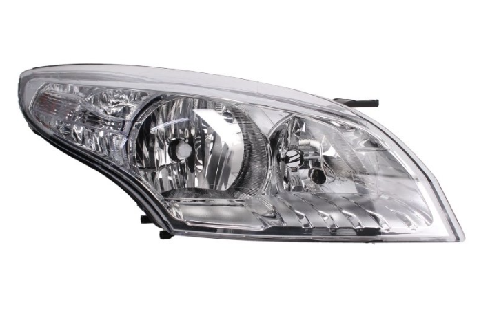 Фара правая H7/H1, с моторч., хром.рамка, елек.рег. -11 [DEPO]