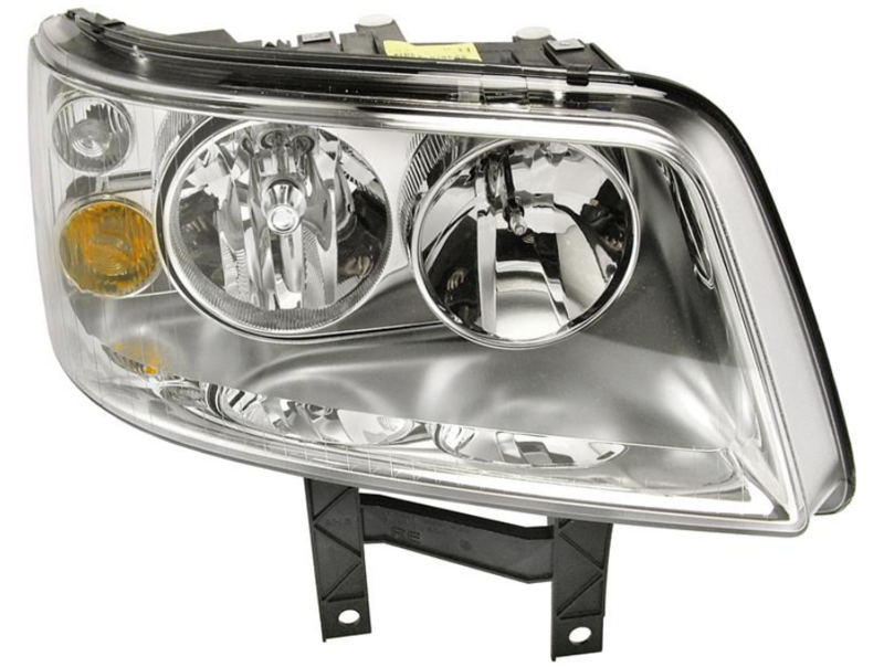 Фара права  H7/H1 с показником повор., елек. рег., с моторч. [DEPO]  -9/09