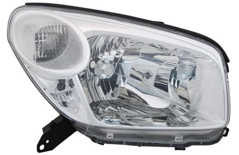 Фара прав. H4 з поворотником, авт. регул. 1/04- [DEPO]