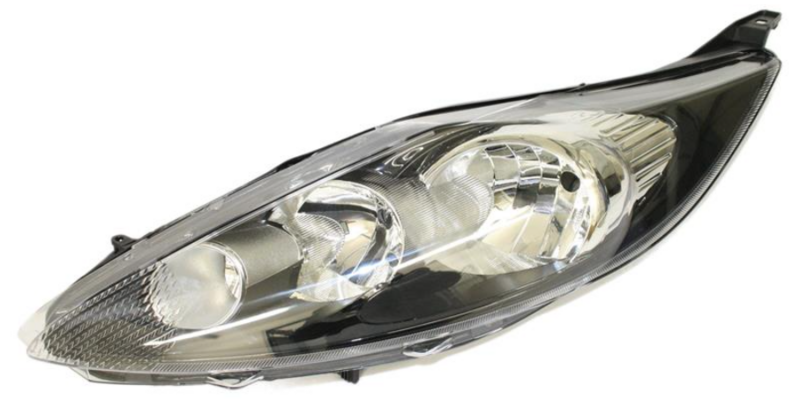 FDFIE 08-Фара ліва  H7/H1, черна рамка, елек. рег., с моторч. [DEPO]
