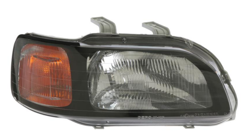 Фара прав. H4, ручн./авт.регул. 5-дв., -97 [DEPO]