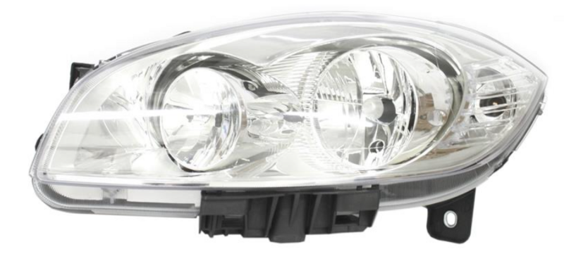 Фара ліва H7/H1 с Показник поворота, автом. рег., с мотором [DEPO]