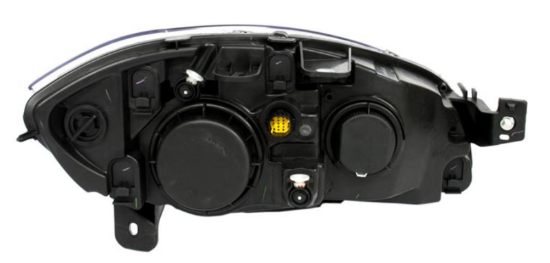 Фара ліва H7/H1 с Показник поворота, автом. рег., с мотором [DEPO] 661-1156LMLD-EM - зображення 2