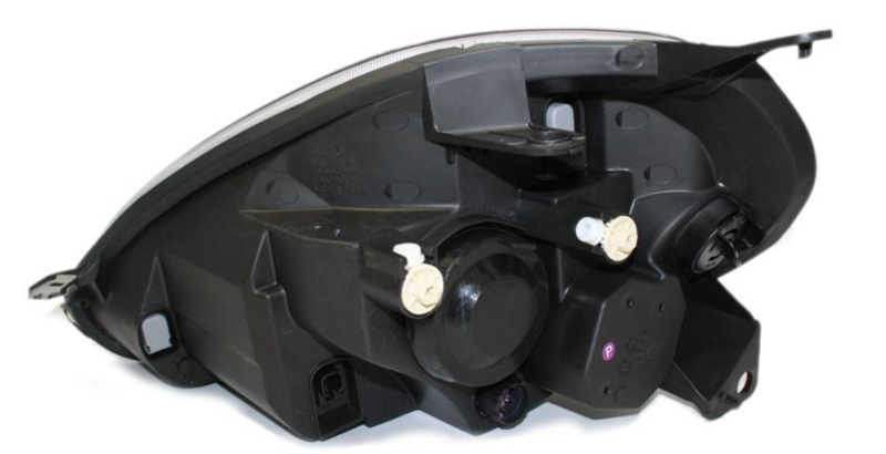 Фара прав. H4 елек.рег.,хром. рамка 11/08- [DEPO] 661-1147R-LEMN1 - зображення 2