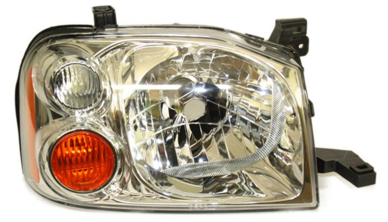 Фара прав. H4 з поворотн., хром.рамка, елек.рег., 3/02- [DEPO]