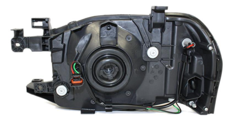 Фара прав. H4 з поворотн., хром.рамка, елек.рег., 3/02- [DEPO] 215-1189R-LD-EM - зображення 2