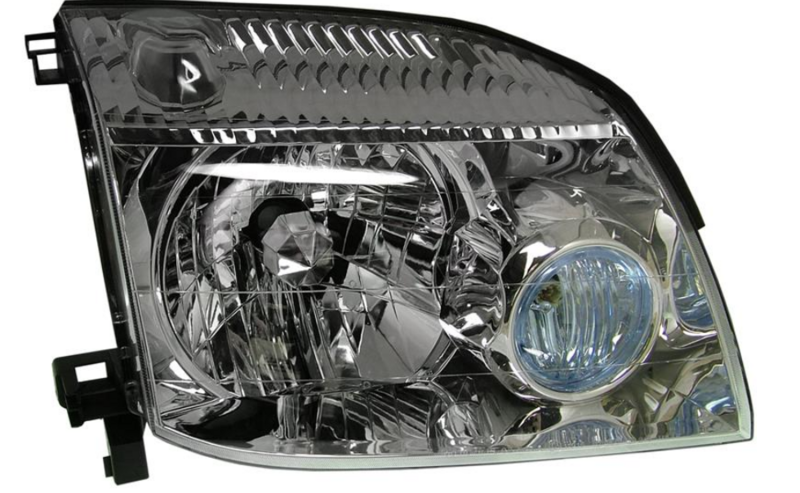 Фара права H4, мех.рег. [DEPO]