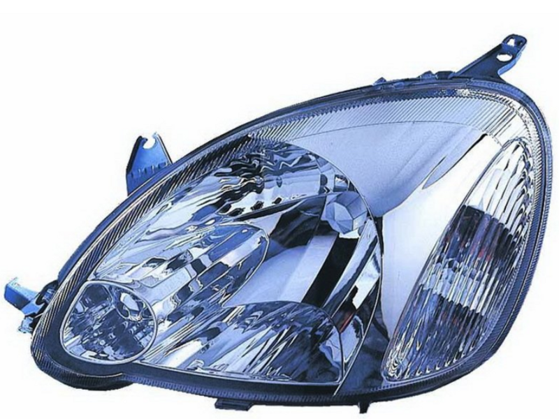 Фара левая H4, (Valeo тип) авто. регул. 7/03- [DEPO]