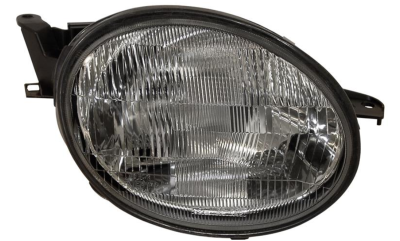 Фара правая H4, мех./елек. -1/00 [DEPO]