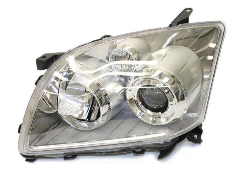 Фара ліва H7/H1, елек.рег. черна рамка 7/06- [DEPO]