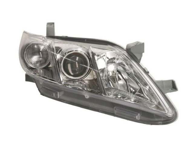 Фара правая H7/HB3 c белым Показатель поворота, элек.рег. 07- [DEPO]