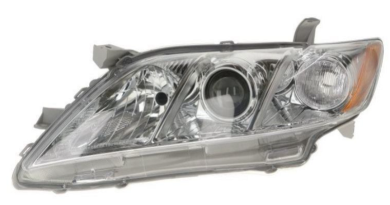 Фара левая H11/HB3 c желтым Показатель поворота, эл. 07- (OE 81170-33612) [DEPO]