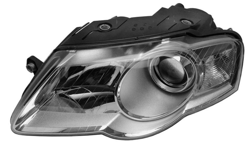 Фара лів. H7/H4 з поворотником, авт. регул. [DEPO]