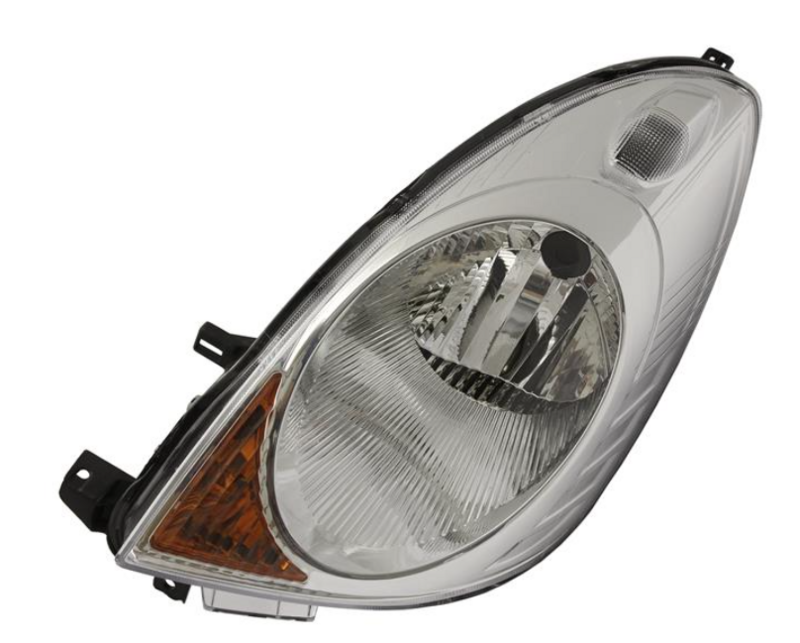 Фара ліва H4, авт./мех.рег.  [DEPO]