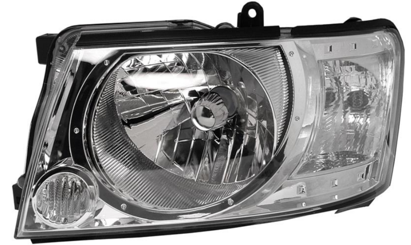 Фара ліва  H4 мех.рег. (прозр. Скло) 10/04- [DEPO]